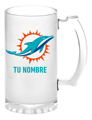 Tarro Cervecero Dolphins Delfines Nfl Super Bowl