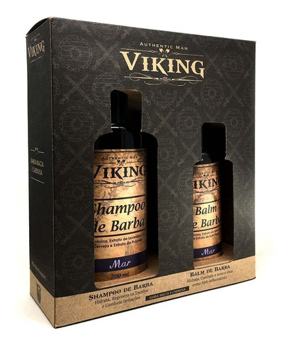 Kit Shampoo E Balm Viking Mar