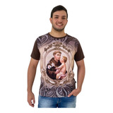 Camiseta De Santo Antonio Blusa Religiosa Masculina Ma021