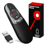 Clicker De Presentación Usb Tipo C 2 En 1 Con Punto De Luz R