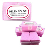 Lenços Para Higiêne Unhas E Cílios Helen Color 200 Unidades