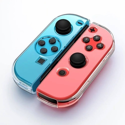 Kit 2 En 1 Protector N Switch Funda Joy Con Thumbstick