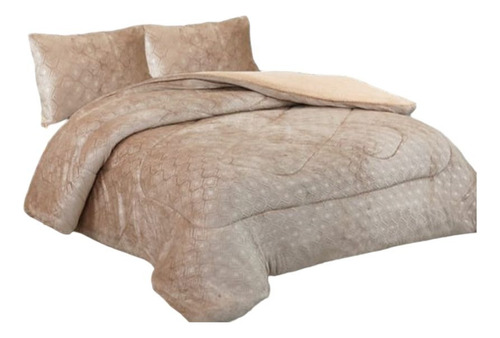 Cubrecama Plush De Invierno 2 Plazas Lisos 250x230cm Tf