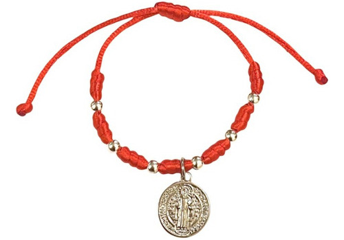 Pulsera Siete Nudos Contra Mal De Ojo Hilo Rojo San Benito