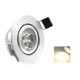 Empotrado Plafon Led 1w Spot Satin Dirigible Luz Calida X 10