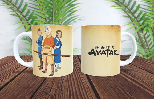 Taza Cerámica Avatar Aang Korra Varios Diseños Y Personajes | Envío gratis