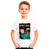 Camiseta Star Trek Filme Blusa Moleton Camisa Infantil