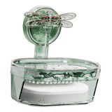 Caja De Jabón Con Ventosa, Soporte Para Esponja, Verde