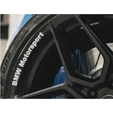 Sticker 8 Piezas Para Rin Compatible Con Bmw Performance M