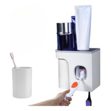 Dispensador Crema Dental Con Vaso Magnético Deluxe