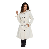 Sobretudo Casaco Trench Coat  Feminino Lançamento