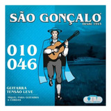 Encordoamento Corda São Gonçalo 010 P/ Guitarra - Níquel 