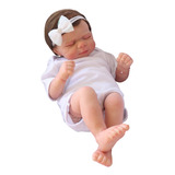 Reborn Bebê Prematuro Realista Doll Olhos Dormindo Adora  