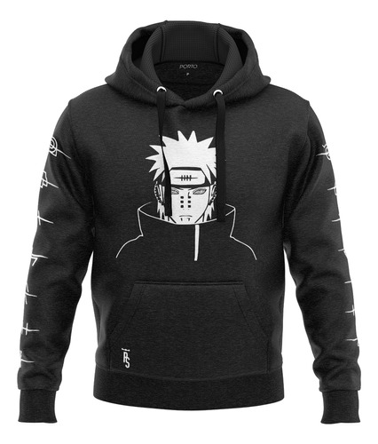 Blusa Moletom De Frio Naruto Pain Akatsuki Vilas Rengadas