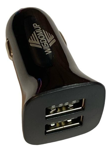 Cargador Auto Wisdomup Carga Rápida 2.4a Doble Usb