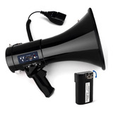 Megáfono Loudmore Bullhorn De Megáfono Grande Profesional