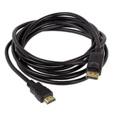 Cabo Conversor Displayport Para Hdmi 5 Metros Preto