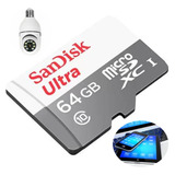 Cartão De Memoria Sd 64gb Sandisk Original Adaptador Ultra