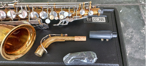 Sax Alto Conn 20m Usa Dourado Saxofone De Luthier Troco+$