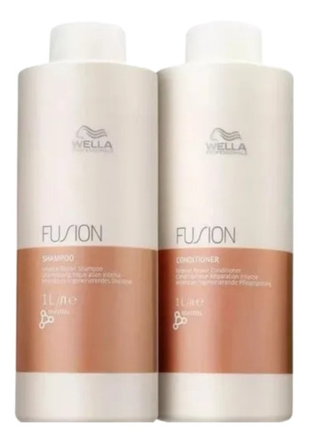 Shampoo E Condicionador Wella Fusion Repair 1l Profissional