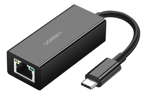 Ugreen Adaptador Usb C Para Ethernet Rj45 1000mbps Preto