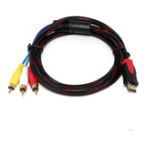 4 Cables Adaptador Hdmi A Rca Av Video 3 Rca