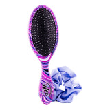 Conjunto Escova De Cabelo Swirls Wet Brush + Scrunchie Lilas Cor Lilás