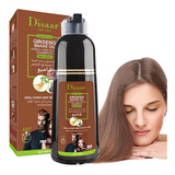 Shampoo Tinte Cubre Canas Marron Con Ingredientes Naturales