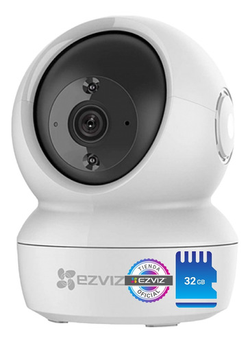 Cámara De Seguridad Wifi Ezviz Interior 1080p + Sd 32gb