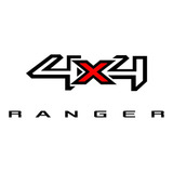 Calca Calcomanía Sticker Ford Ranger 4x4 2014-2018 Paquete