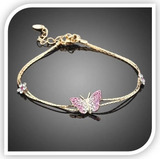 Bella Pulsera Mariposa Ajustable Todas Tallas Amor Brazalete