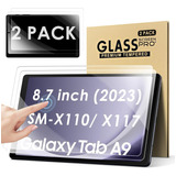 2 Protectores Mica Para Samsung Tab A9 Sm-x115 8.7inch 2023