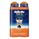 Gillette, Gel De Afeitar Fusion Proglide Sensitive , 2 Pack