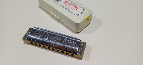 Armonica Hohner - Marine Band | Clave A | (c/estuche)