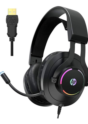 Audifonos Gamer Hp Usb Diadema Gamer Rgb Sonido 7.1