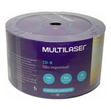 Mídia Cd-r Multilaser Logo 700mb/52x - 600 Unidades