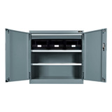 Armario Metálico Para Oficina Storage Compat 102x55x100 Cm Color Gris