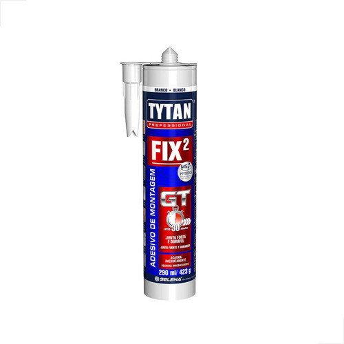 Silicone Adesivo Cola Ultra Forte Rápida Fix2 Gt Tytan 423g