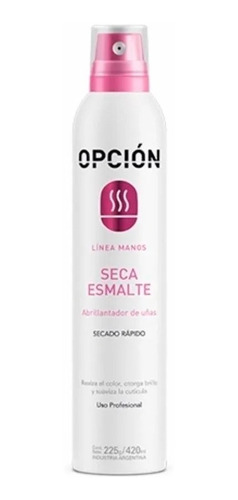 Spray Seca Esmalte Opcion Secado Rapido Manicuria X 420 Ml