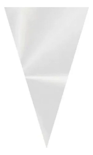 Saco Saquinho Plastico Cone Transparente 14x23 Com 500un