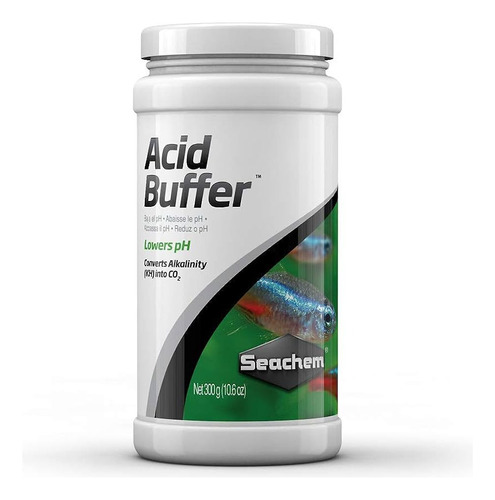 Seachem Acid Buffer 300g Solução Tampão Baixa/ Estabiliza Ph