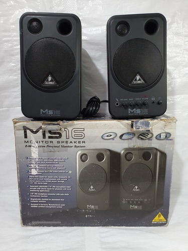 Monitores Behringer Ms16 Funcionando Perfecto Sin Detalles