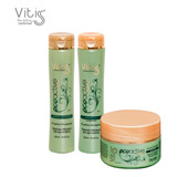 Kit Argan Shampoo 300 Condicionador 300 Máscara 250 G Vitiss