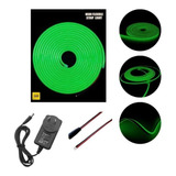 Kit Manguera Luz Neon 5 Mts + Fuente + Ficha 12v Exterior