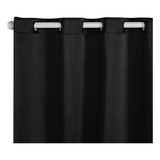 Cortina Blackout Blecaute Em Tecido 2,00 X 1,30 Premium Cor Preto