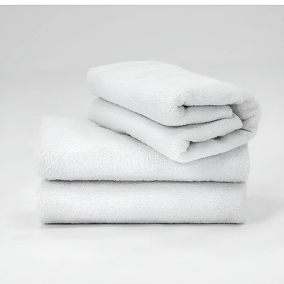 1 Toalla Hotelera Algodón Confort Medio Baño 140x72 480 G Blanco Lisa Liso