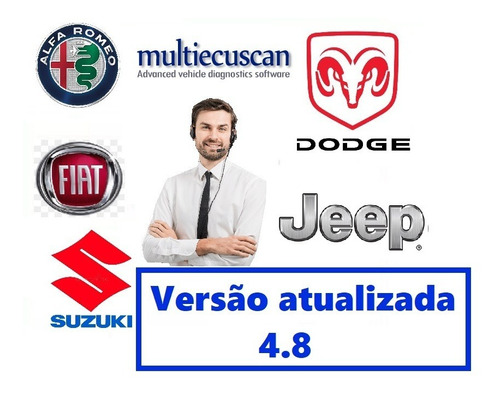 Multiecuscan 4.8 Software Fiat/jeep/suzuki 2022