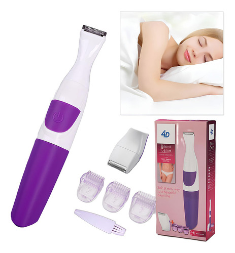 Depiladora Eléctrica Portátil Mujer Bikini Facial Cuerpo