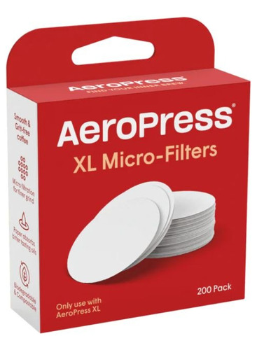 Filtro De Papel Para Aeropress Xl 200 Filtros