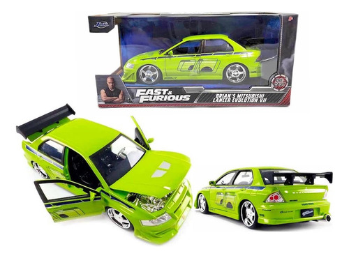  Brian's Lancer Evolution Vii 02 Rapido Y Furioso 1:24 Jada